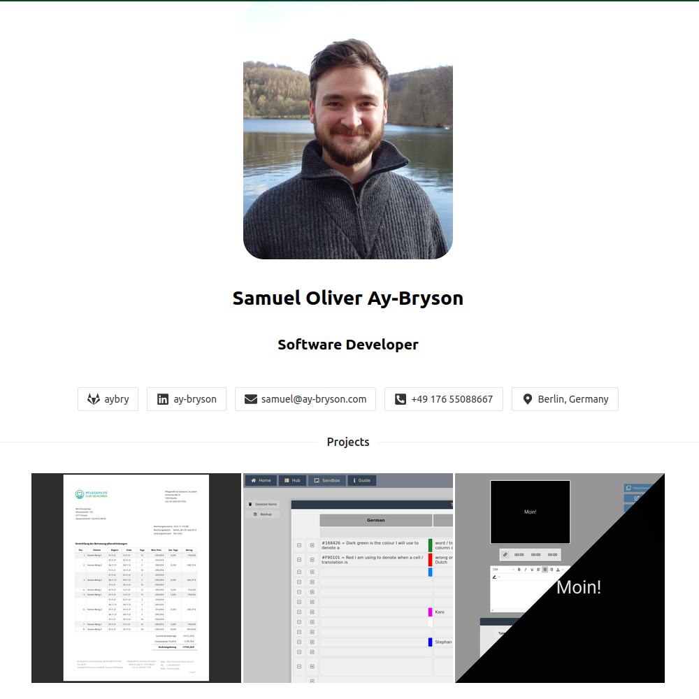 Sam Ay-Bryson | Portfolio